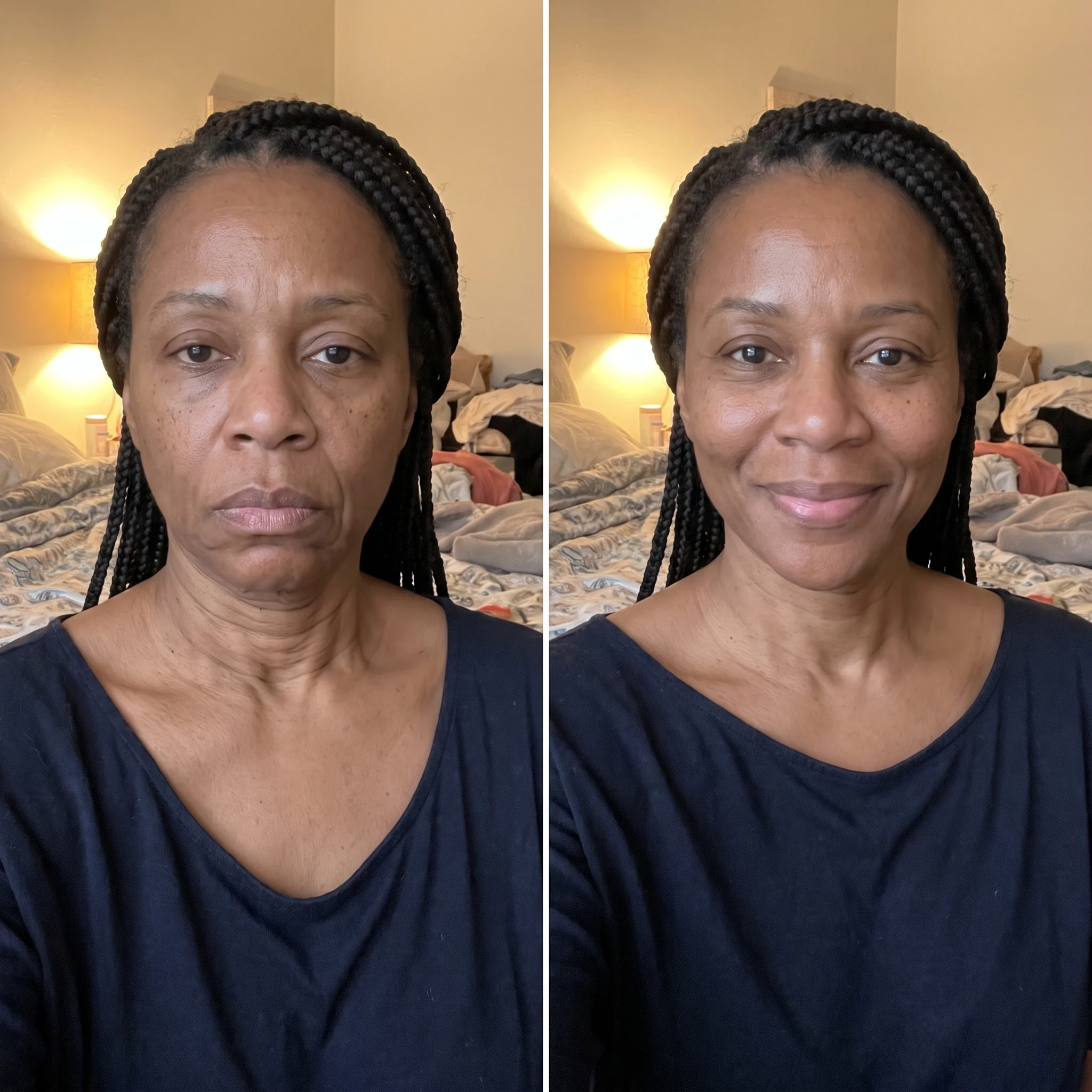 Sierra M. before and after